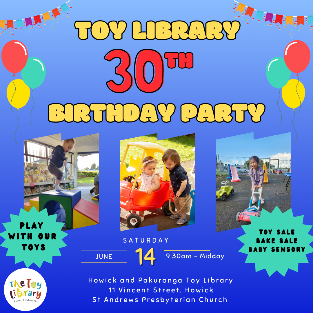 30th Birthday for the Toy Library!